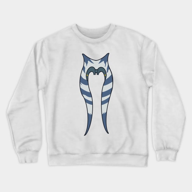 Ahsoka Silhouette Crewneck Sweatshirt by Bluesuiter